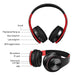 Vibe Geeks Foldable Wireless Bluetooth Stereo Headset