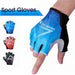 Full Half Reflective Design Cycling Gloves With Breathable