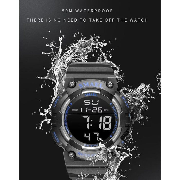 Fully Digital Multifunction Sports Wristwatch