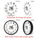 Funny Flies Inspired Time Wall Clock No Numbers Infinite