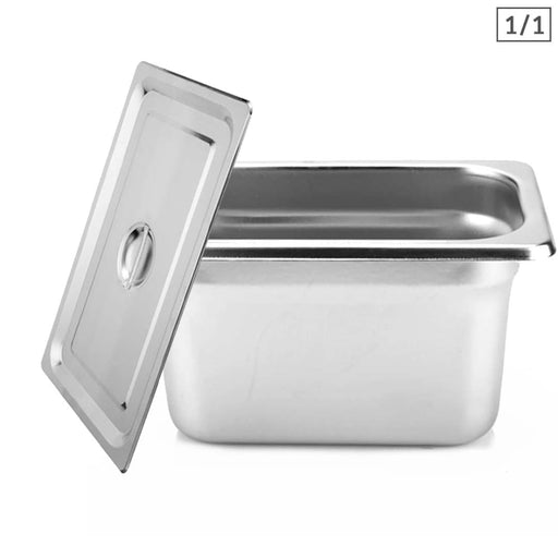 Gastronorm Gn Pan Full Size 1 20cm Deep Stainless Steel Tray