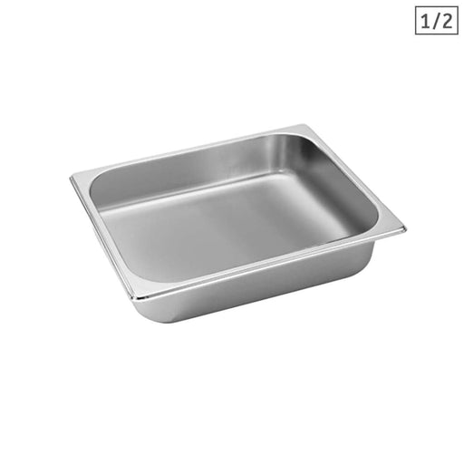 Gastronorm Gn Pan Full Size 1 2 6.5cm Deep Stainless Steel