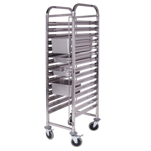 Gastronorm Trolley 15 Tier Stainless Steel Bakery Suits Gn 1