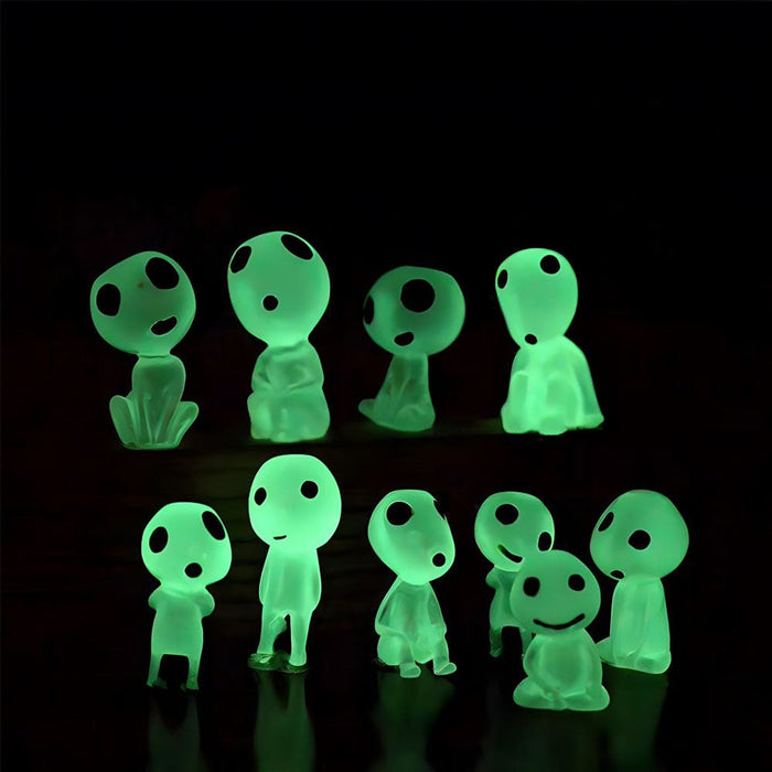 Vibe Geeks Glow In The Dark Luminous Ghost Tree Outdoor