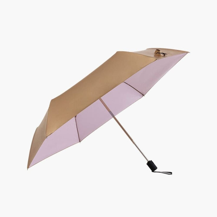 Gold Coating Portable Umbrella With Cover