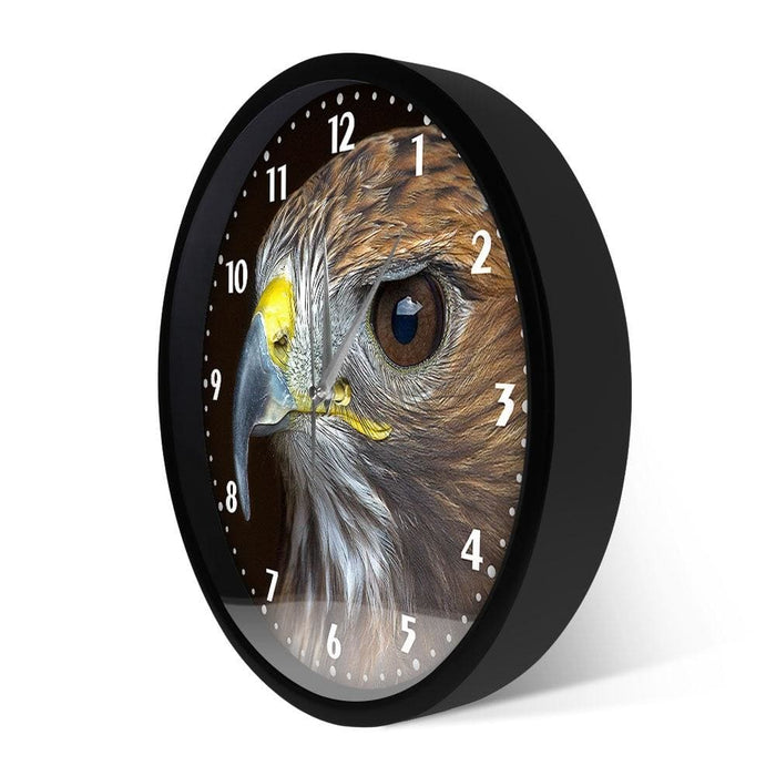 Golden Eagle Prints Decorative Wall Clock Silent Non Ticking