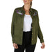 Guess Z298w83h54 Jackets For Women Green