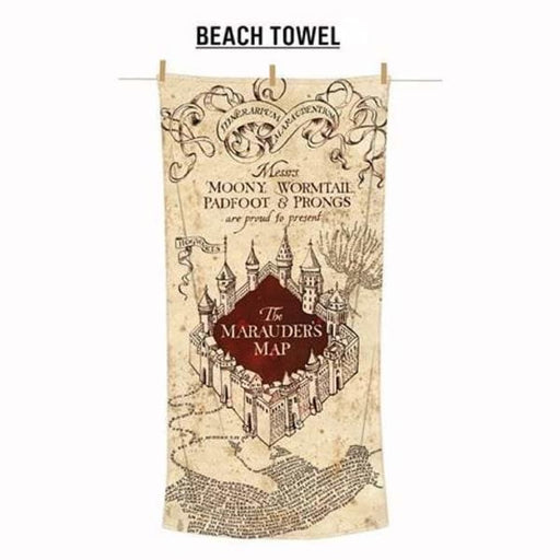 Harry Potter Maruaders Map Beach Towel
