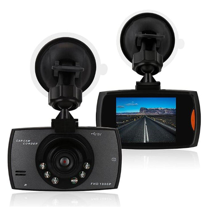 Vibe Geeks Full Hd 1080p Car Dash Camera With Free Reverse