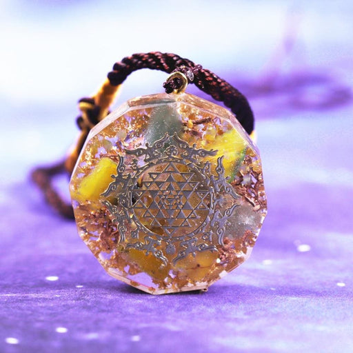 Healing Chakra Orgone Pendant With Authentic Natural
