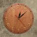 Hebrew Numerals Wooden Wall Clock