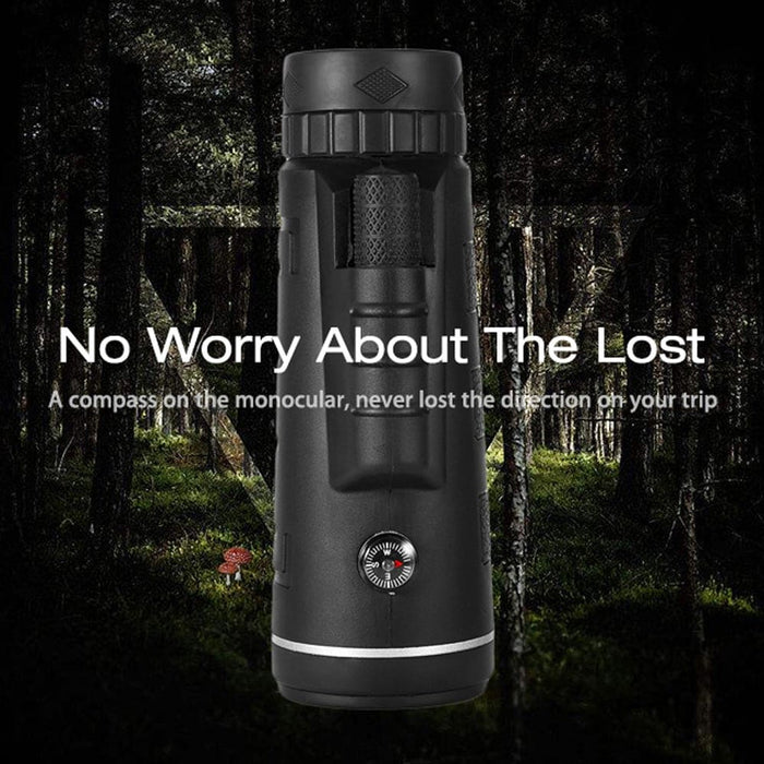 High Power Magnification Monocular Telescope With Smart