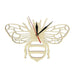 Honeybee Wood Wall Clock
