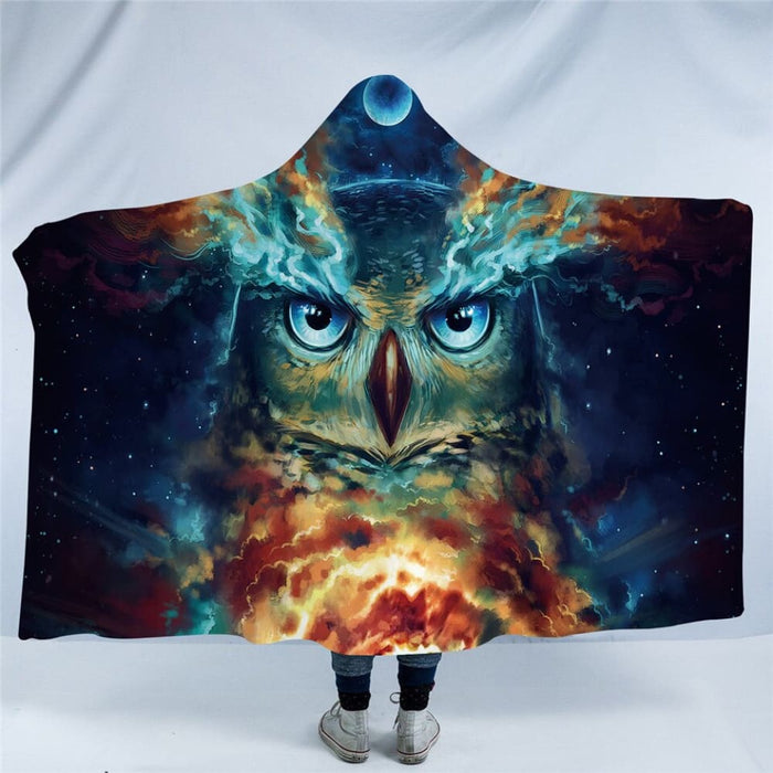 Hooded Blanket 3d Animal For Adults Kids Sherpa Fleece