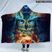 Hooded Blanket 3d Animal for Adults Kids Sherpa Fleece