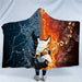 Hooded Blanket 3d Guitar Sherpa Fleece Wearable Adults