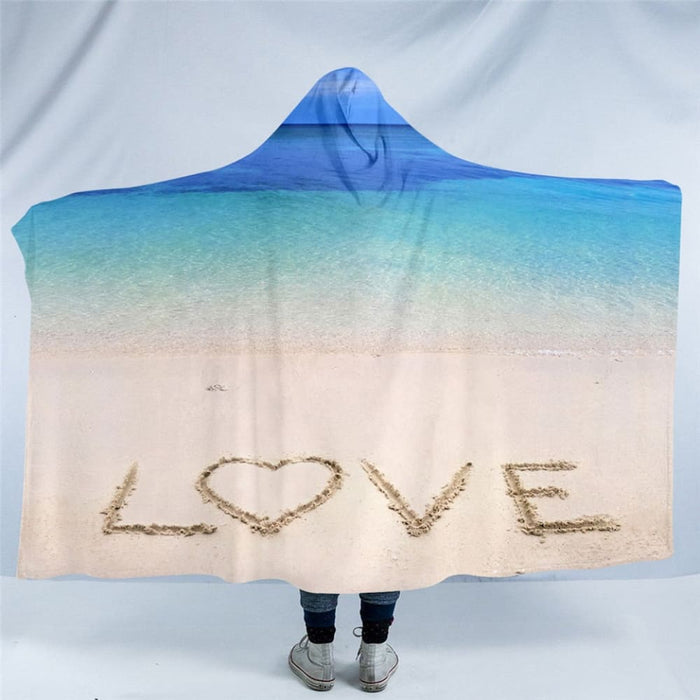 Hooded Blanket 3d Printed For Adults Sofa Moon Sky Sherpa