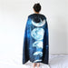 Hooded Blanket For Adults Microfiber Sherpa Fleece Galaxy