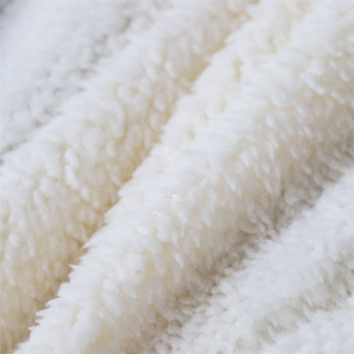 Hooded Blanket For Adults Microfiber Sherpa Fleece Tropical