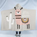 Hooded Blanket For Adults Unicorn Sherpa Fleece Cartoon