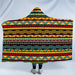 Hooded Blanket Aztec Sherpa Fleece Wearable Southwest Exotic