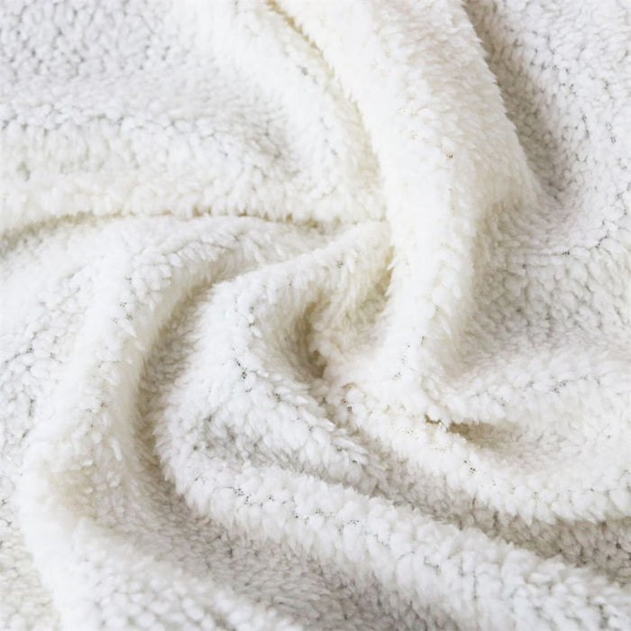 Hooded Blanket Microfiber Soft Sherpa Pastel Painting