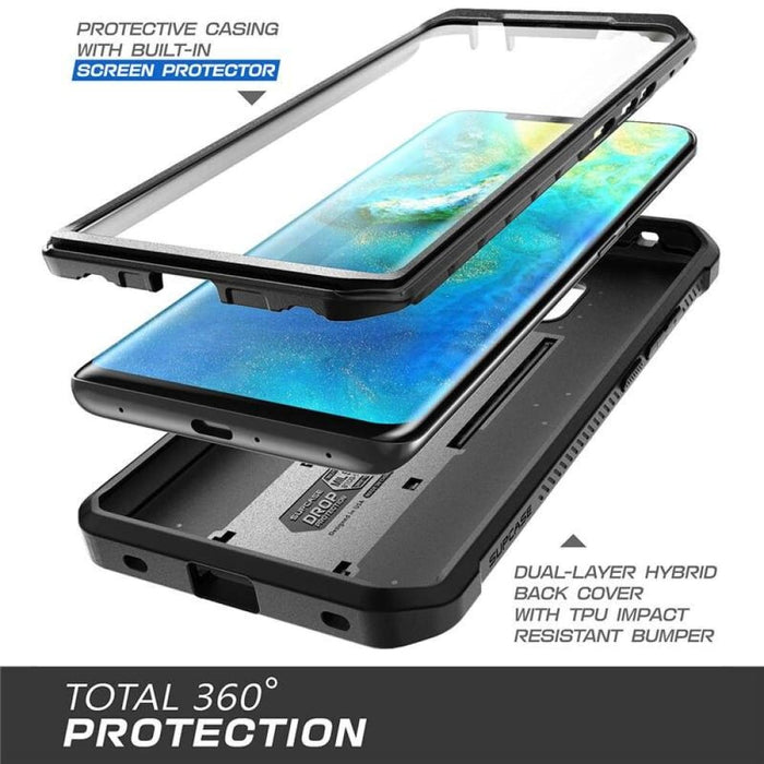 Huawei Mate 20 Pro Case W/ Built-in Screen Protector & 