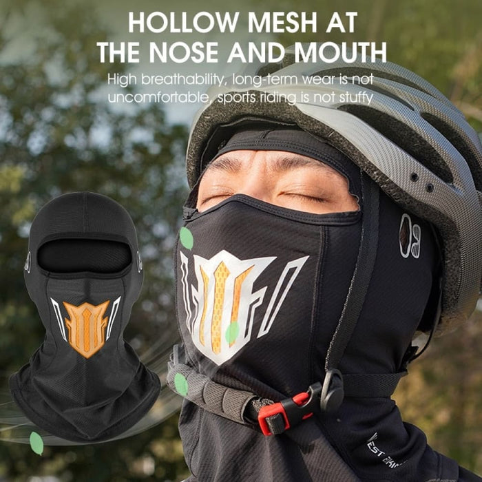 Ice Silk Fabric Balaclava Face Mask For Outdoor Sport