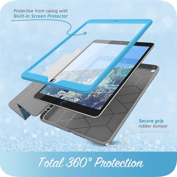 For Ipad 10.2 Case With Built-in Screen Protector &