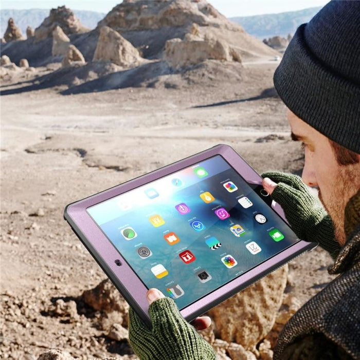 For Ipad 9.7 Case Full-body Rugged With Built-in Screen