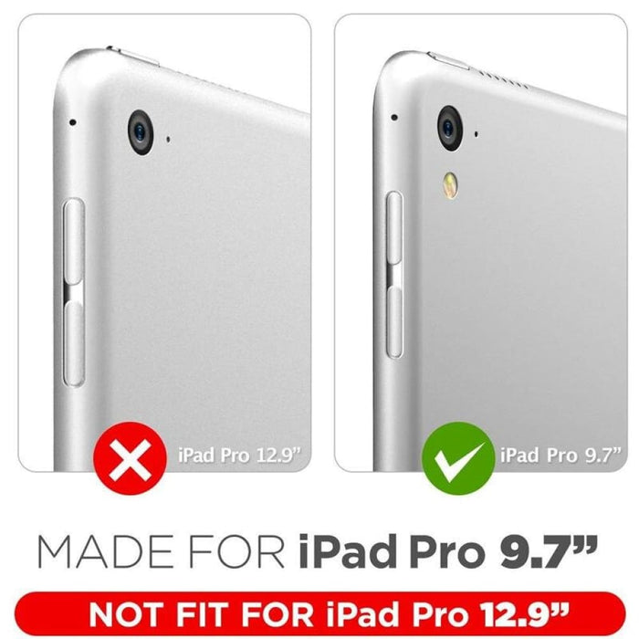 For Ipad Pro 9.7 Case W/ Built-in Screen Protector & 