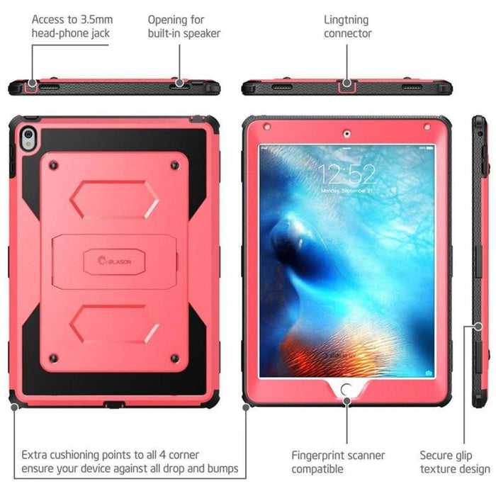 For Ipad Pro 9.7 Case W/ Built-in Screen Protector & 