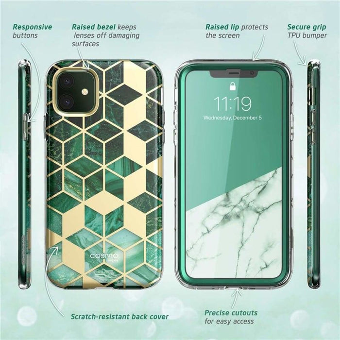 For Iphone 11 Case With Built-in Screen Protector Cosmo Full
