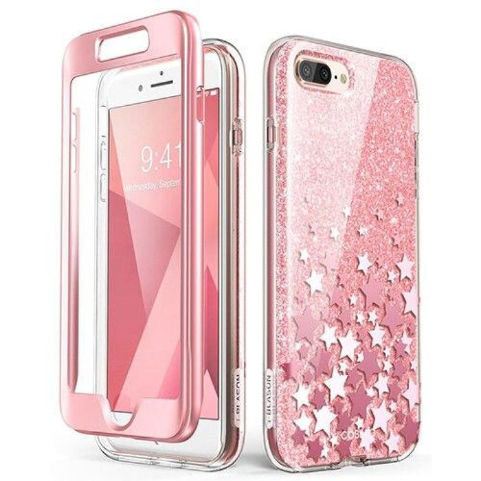 For Iphone 7 Plus 8 Plus Case With Built-in Screen Protector