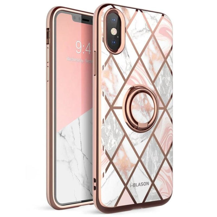 For Iphone x Xs Case Cosmo Snap Slim Marble Cover