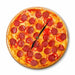 Italian Pepperoni Pizza Wall Clock Restaurant Design