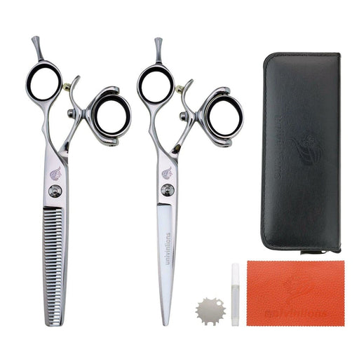 Japanese Hairdressing Scissors With Rotating Handle