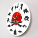 Japanese Martial Arts Judo Wall Clock Boys Room Jiu-jitsu