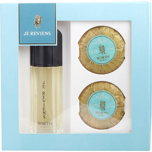 Je Reviens Gift Set by Worth for Women - 1.7 Oz + 2 X 2.6