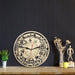 Jewelry Wood Wall Clock