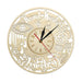 Jewelry Wood Wall Clock