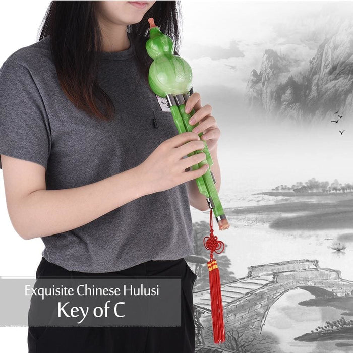 C Key Hulusi Traditional Chinese Handmade Flute Gourd