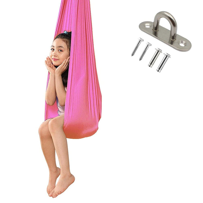 Vibe Geeks Kids Therapy Swing Yoga Cuddle Sensory Hanging