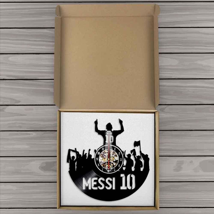 The King 10 Lionel Messi Led Vinyl Record Wall Clock