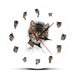 Kittens In Hole Of Paper Cute Kid Room Nursery Wall Clock