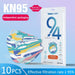 Kn95 Filtering 4 Layers Ladies Printed Mask 10 Pack Paint