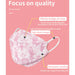 Kn95 Filtering 4 Layers Ladies Printed Mask 10 Pack Pink 