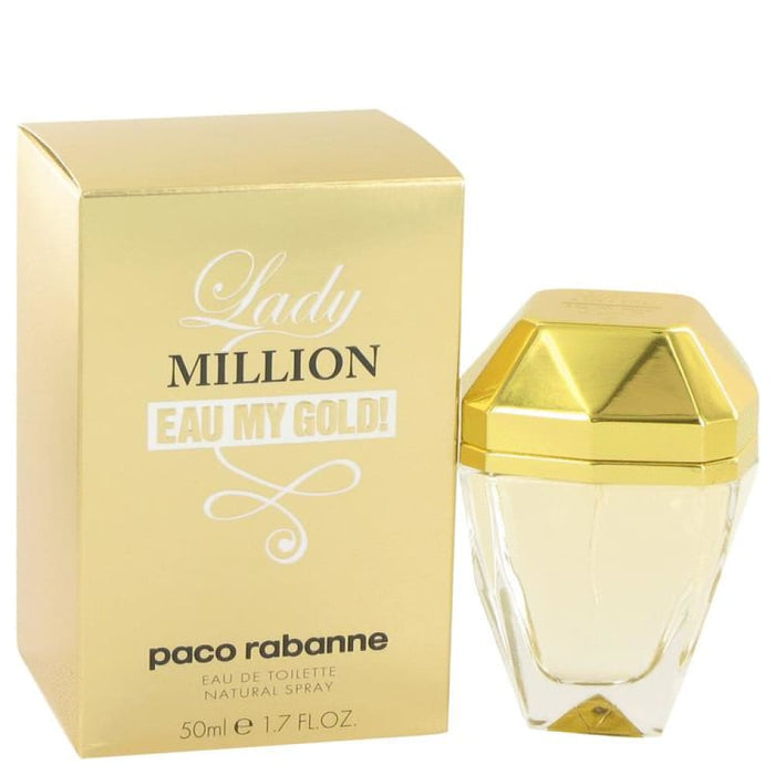 Lady Million Eau My Gold Edt Spray By Paco Rabanne For Women