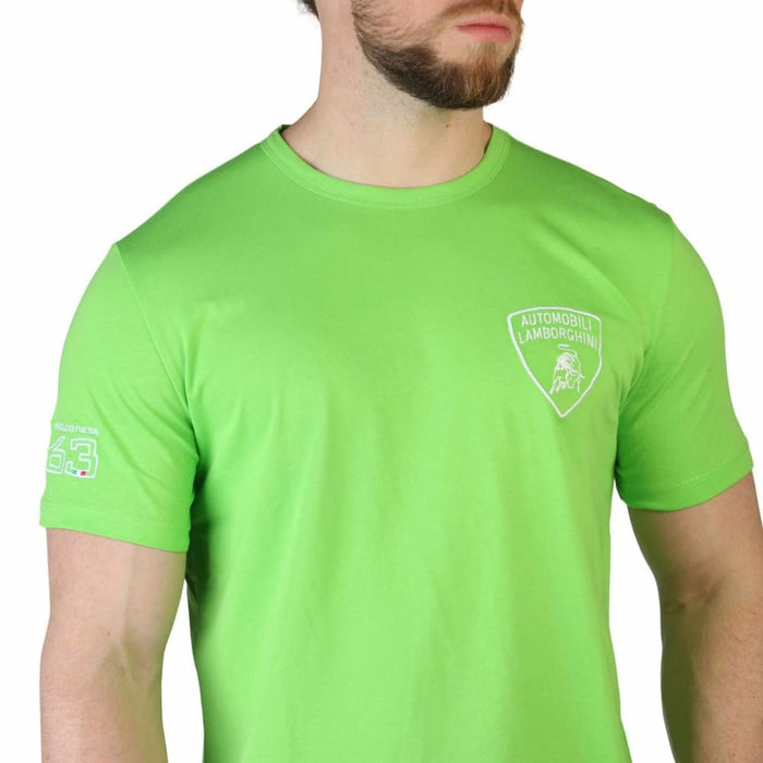 Lamborghini T-shirts Z120b3xvbt for Men Green