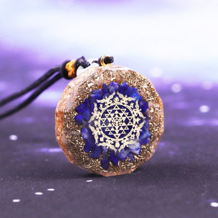 Lapis Lazuli Orgone Pendant For Men And Women Emf Protection